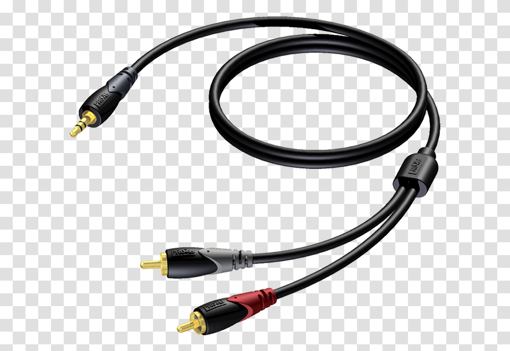 Stereo Mini To Dual Rca Audio Cable 6.3 Mm To 2 Rca, Headphones, Electronics, Headset, Adapter Transparent Png