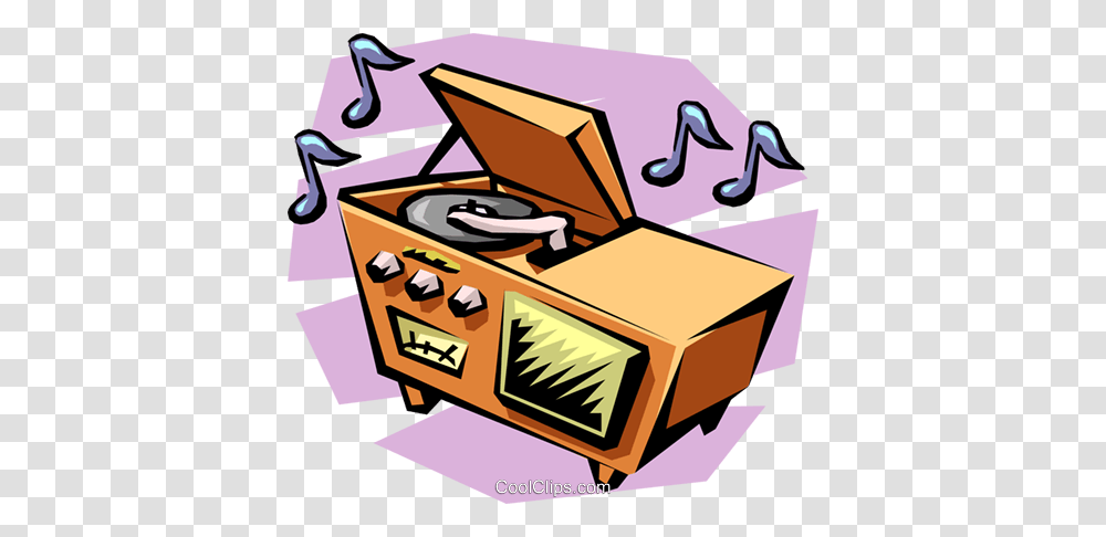 Stereo Royalty Free Vector Clip Art Illustration, Electronics, Cd Player, Tape Player, Dj Transparent Png