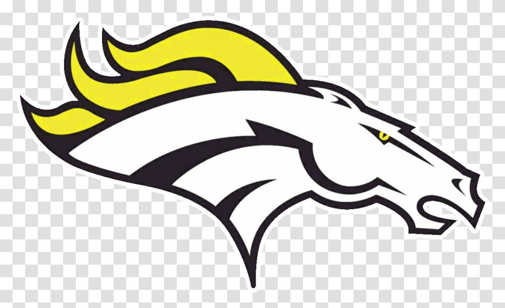 Sterling Heights Senior High School Denver Broncos Clipart Black And White, Animal, Fish, Sea Life, Cod Transparent Png