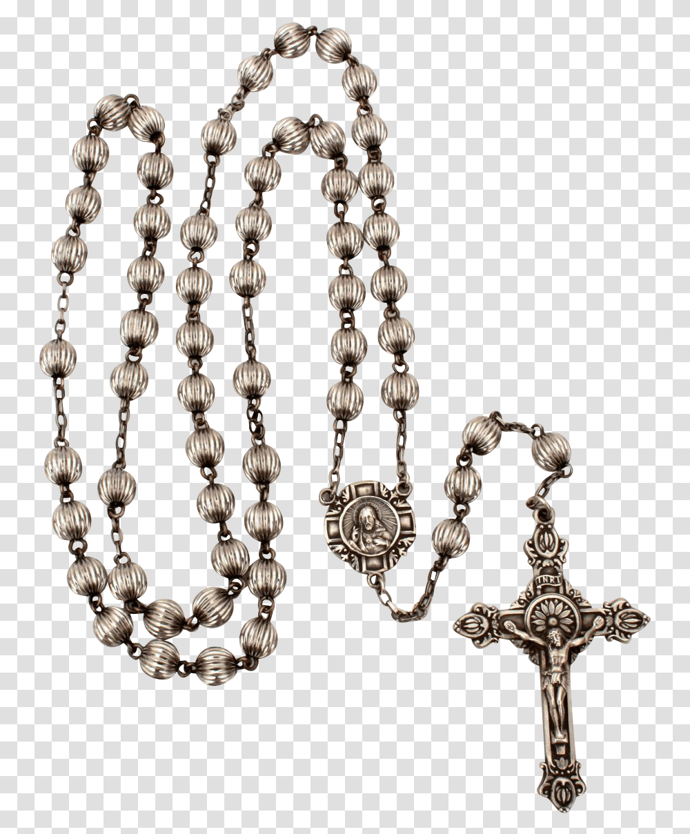 Sterling Hill Mark Rosary With Sterling Crucifix Amp Christian Cross, Accessories, Accessory, Bead, Jewelry Transparent Png
