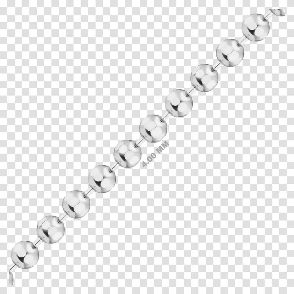 Sterling Silver Diamond Cut Round Bead Chain In Sterling Necklace, Accessories, Accessory, Jewelry, Bracelet Transparent Png