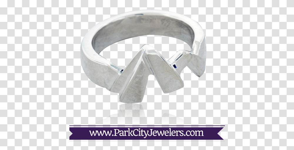 Sterling Silver Mountain Silhouette Band Solid, Accessories, Accessory, Cuff, Goggles Transparent Png