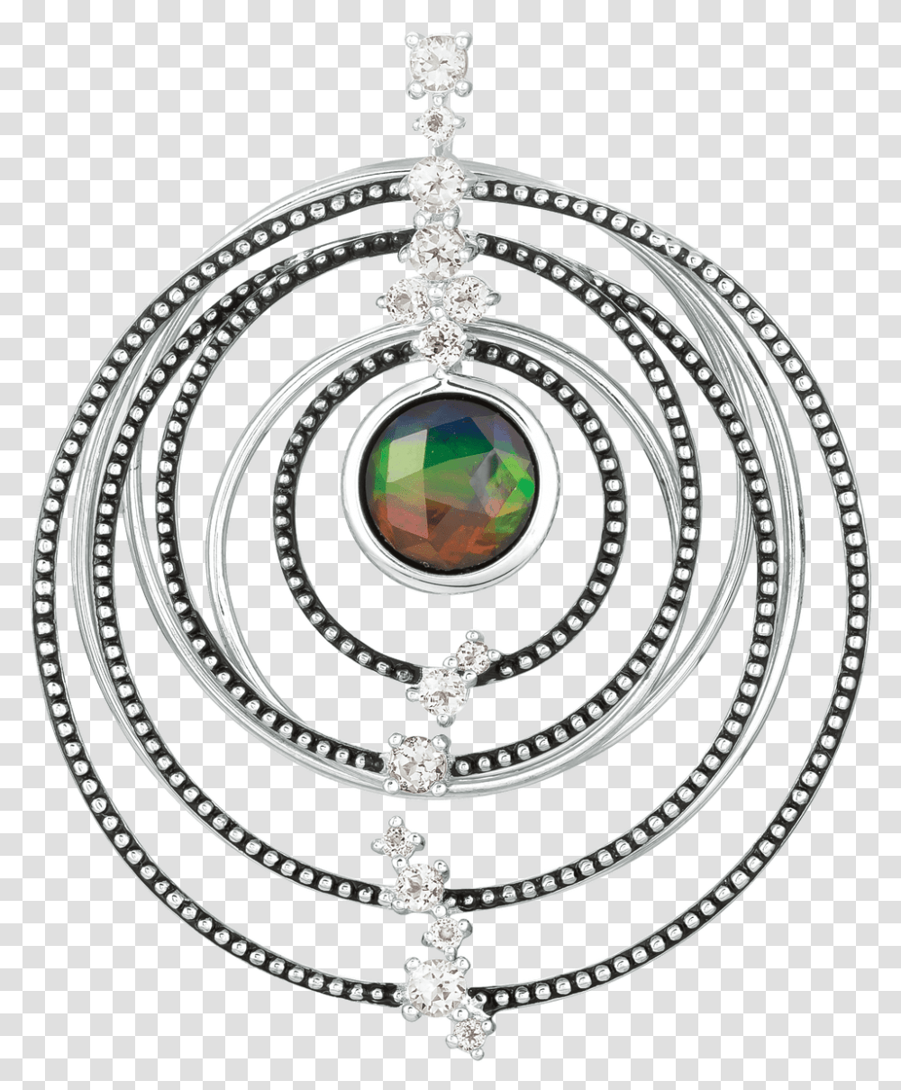 Sterling Silver Openwork Circles Topaz Vera Pendant Rosa De Los Vientos Marina, Chandelier, Lamp, Jewelry, Accessories Transparent Png