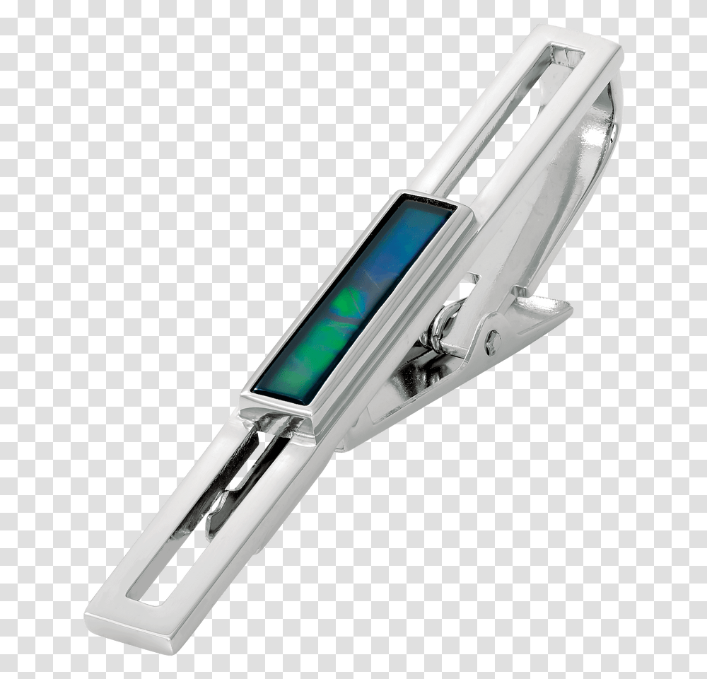 Sterling Silver Rectangle Isaac Tie Bar By Korite Gadget, Tool Transparent Png
