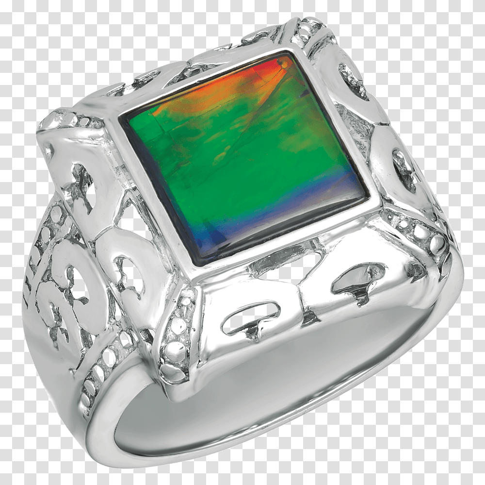 Sterling Silver Square Cut Howie Ring By Korite Engagement Ring, Accessories, Accessory, Jewelry, Gemstone Transparent Png