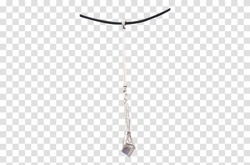 Sterling Silver Wizard Staff Necklace Silver, Oars, Lamp Post, Sword Transparent Png