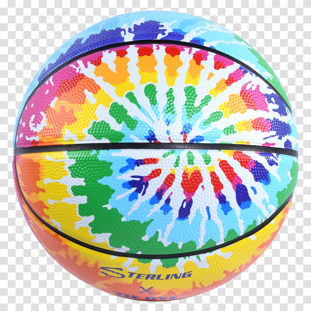 Sterling Tie Dye Superior Grip Indooroutdoor Basketball Tie Dye Basketball, Sphere, Astronomy, Outer Space, Universe Transparent Png