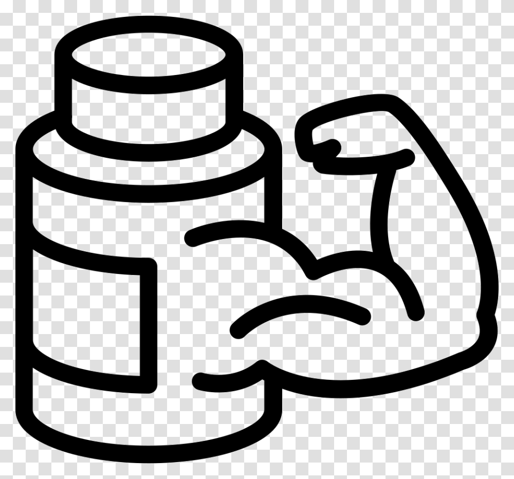 Steroids For Big Muscles Supplements, Stencil, Tin, Can, Bottle Transparent Png