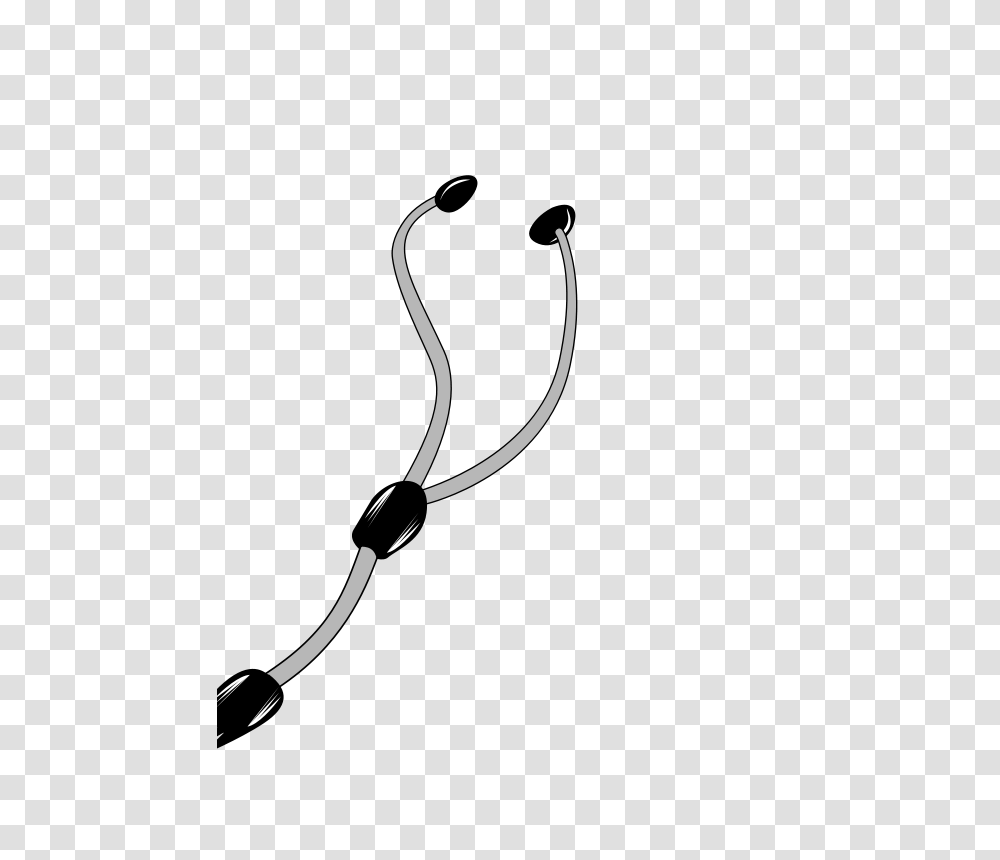 Stetescope, Cable, Scissors, Blade, Weapon Transparent Png