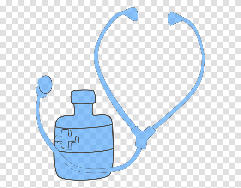 Stethoscope Clip Blue, Bow, Weapon, Weaponry Transparent Png