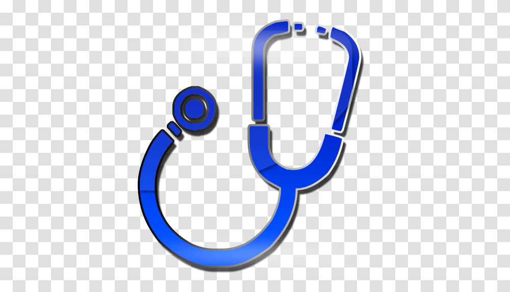 Stethoscope Clipart Image Blue Stethoscope, Sunglasses, Harness, Logo, Symbol Transparent Png