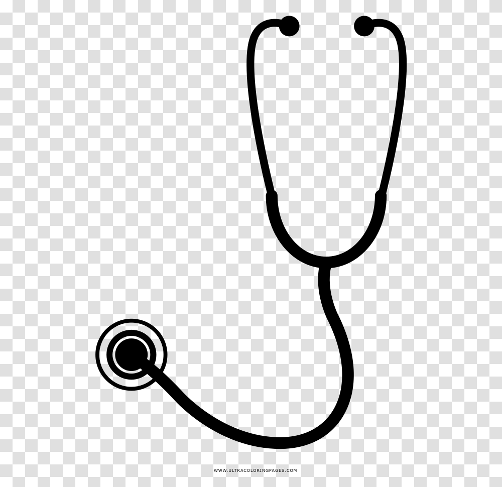 Stethoscope Coloring, Gray, World Of Warcraft Transparent Png