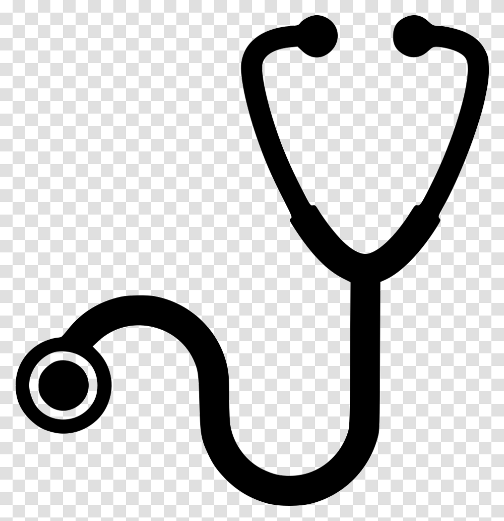 Stethoscope Icon Free Download, Hook, Stencil Transparent Png