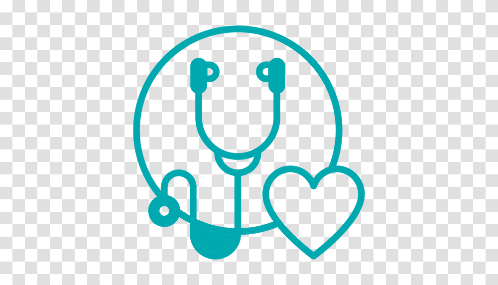 Stethoscope Icon, Heart, Knot, Painting Transparent Png