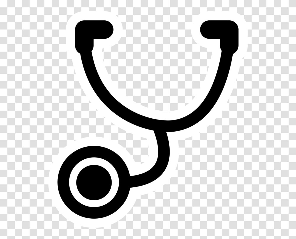 Stethoscope Medicine Physician Nursing Heart, Stencil, Alphabet Transparent Png