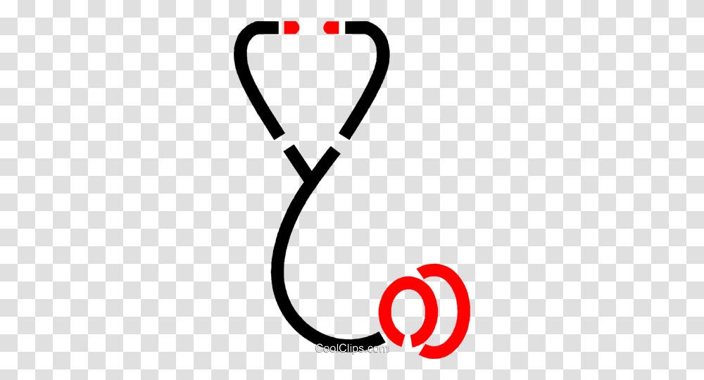 Stethoscope Royalty Free Vector Clip Art Illustration, Electronics, Cross Transparent Png