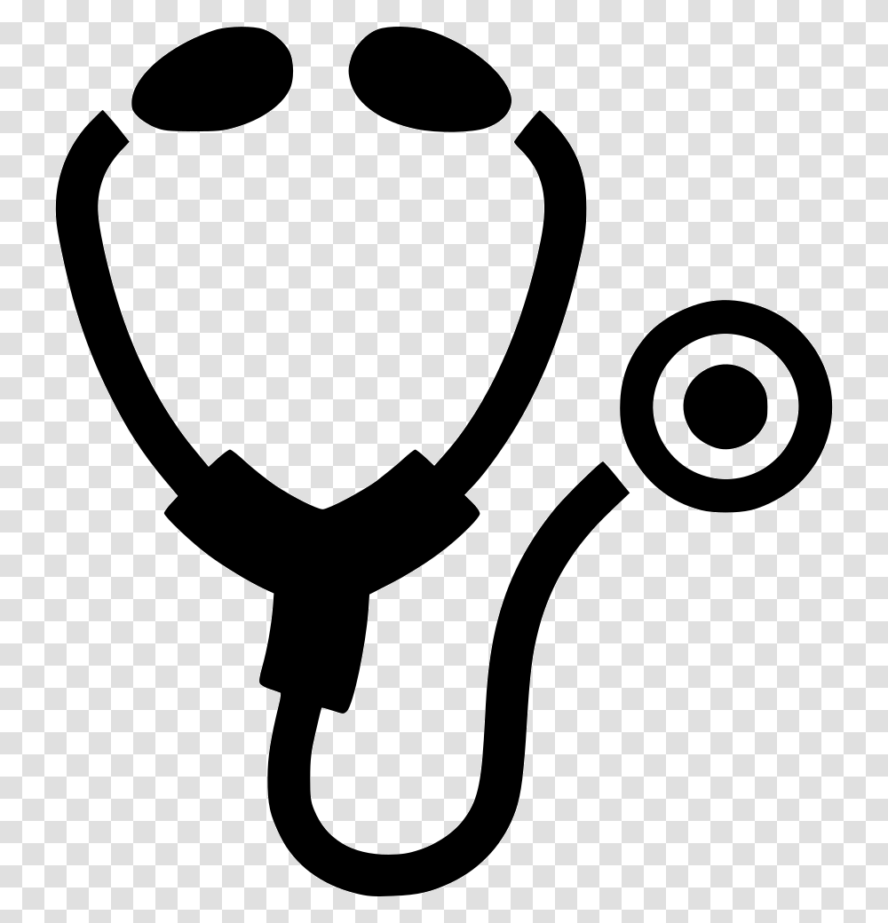 Stethoscope Vector Icon Stethoscope, Stencil, Hand, Scissors, Blade Transparent Png