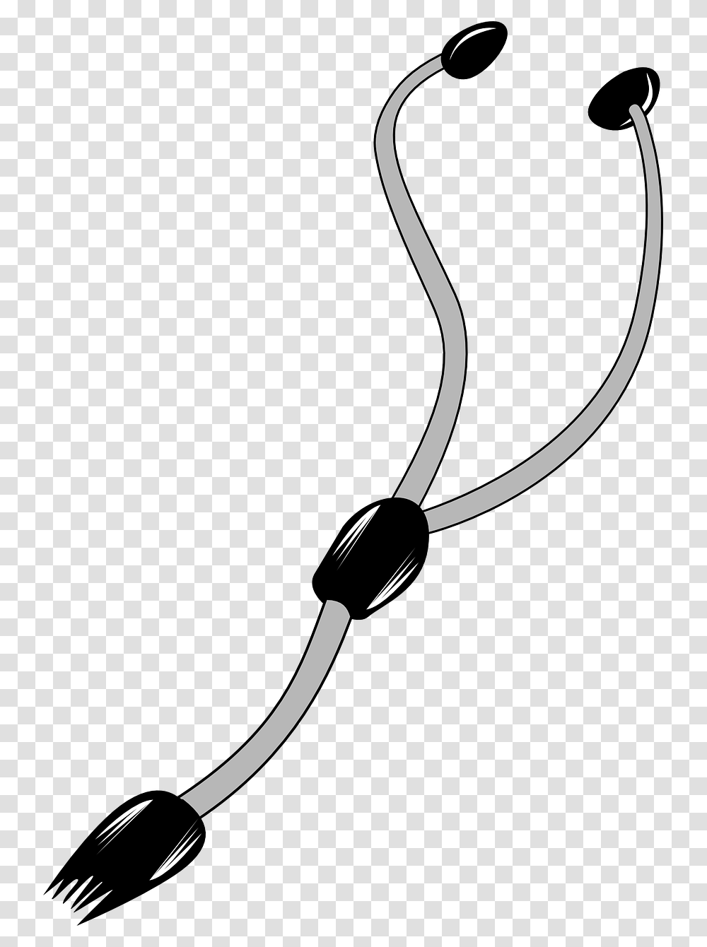 Stethoscope Vector Stereoscopio, Cable, Adapter Transparent Png