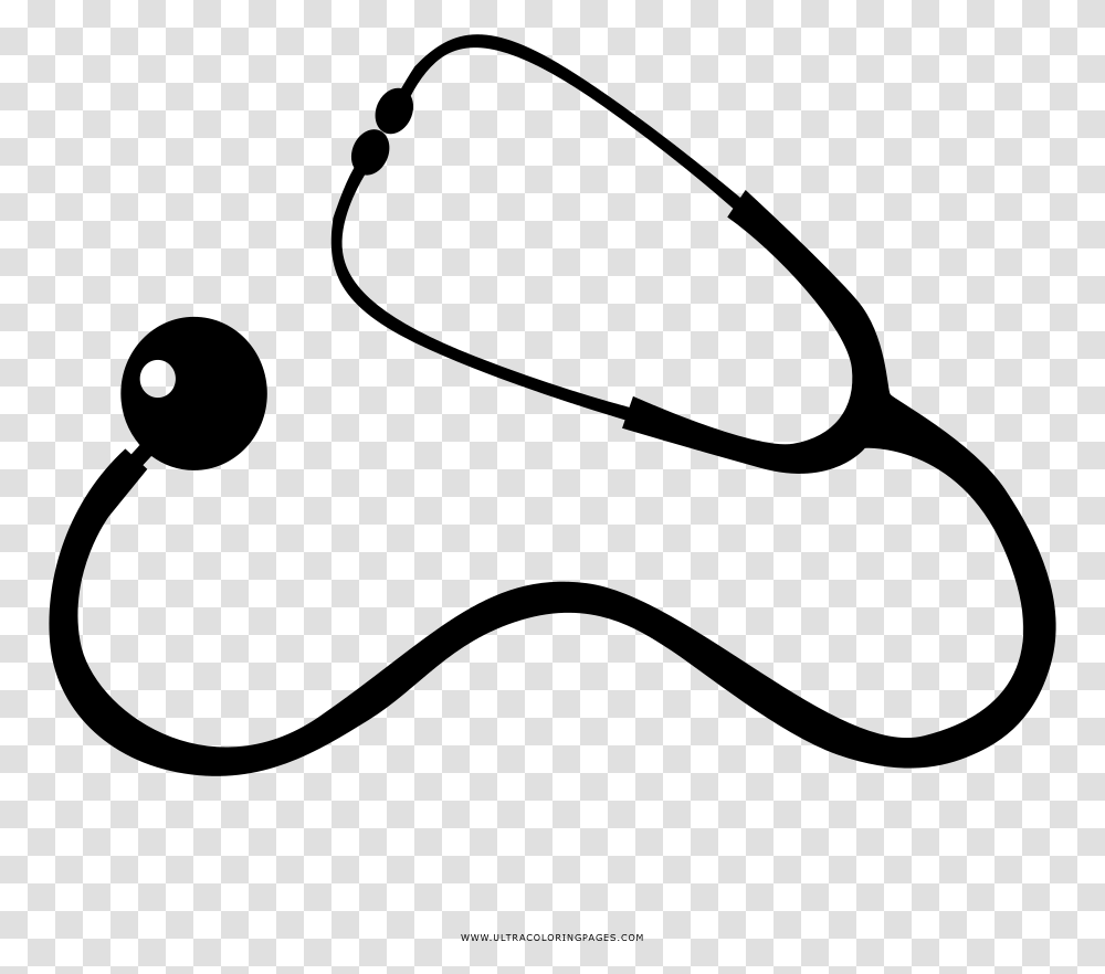 Stethoscope World Health Day Datas Comemorativas Medicine Estetoscpio Cartoon, Gray, World Of Warcraft Transparent Png