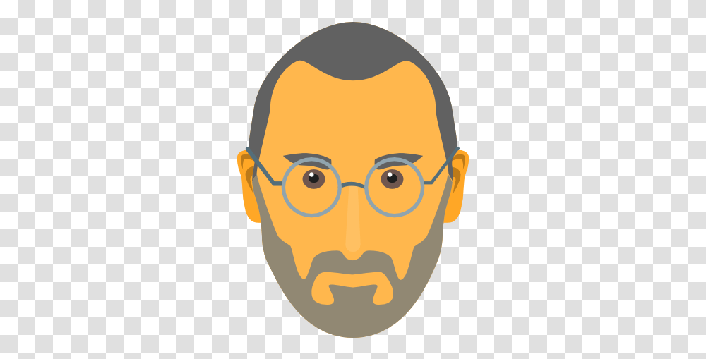 Steve Jobs Icon Steve Jobs Icon, Head, Face, Glasses, Accessories Transparent Png