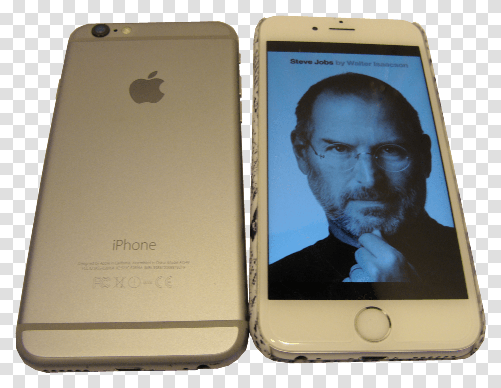 Steve Jobs Iphone 6 Front And Back Steve Jobs Steve Jobs, Mobile Phone, Electronics, Cell Phone, Person Transparent Png