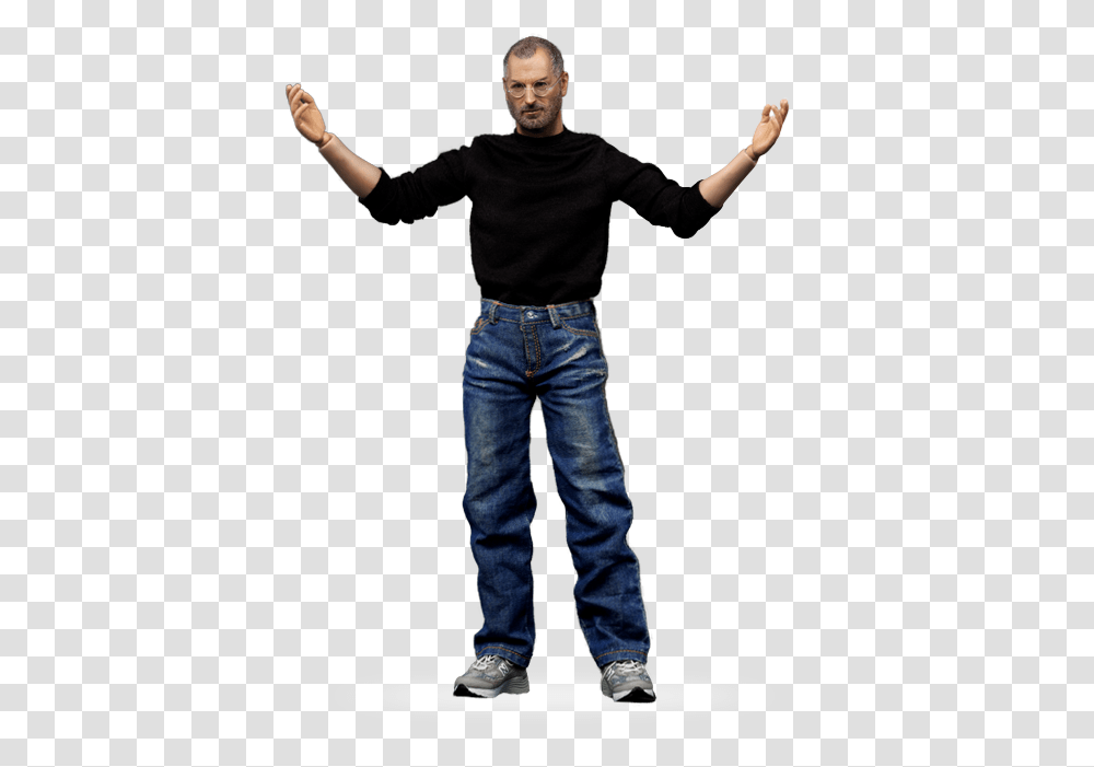 Steve Jobs, Pants, Jeans, Person Transparent Png