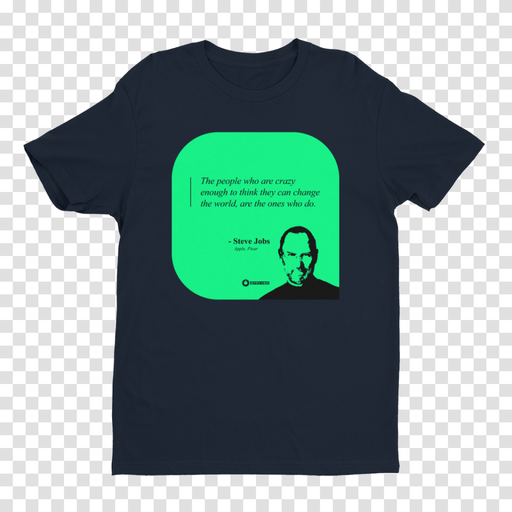 Steve Jobs The Ones Who Change The World Stryver, Apparel, T-Shirt, Person Transparent Png