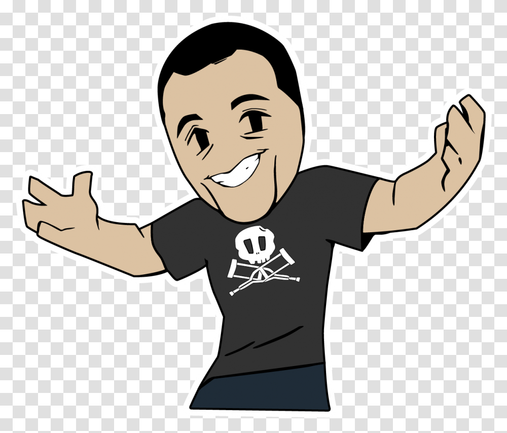 Steve O Cartoon Steve O Grump Head, Hammer, Face, Hand Transparent Png