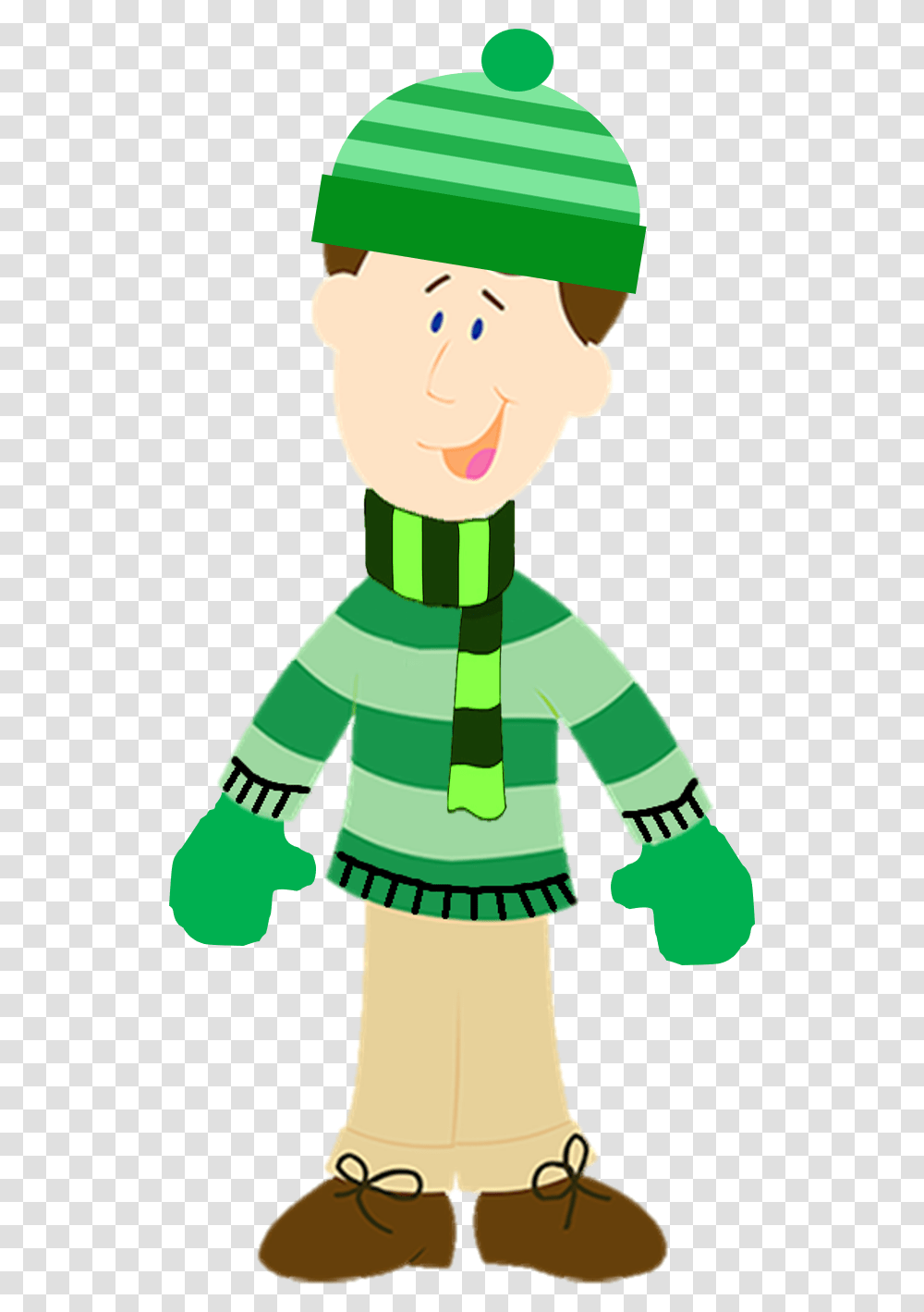 Steve With His Sweater 2 Blue's Clues Blues Clues Steve Cartoon, Elf, Green, Costume, Person Transparent Png