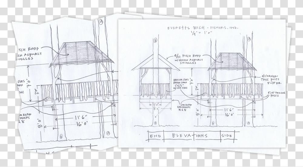 Stevegray Renovations Treehouse Plans Sketch, Plot, Diagram, Drawing Transparent Png