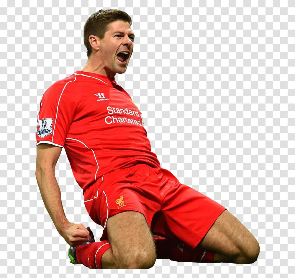 Steven Gerrard Liverpool Footballer Free Images Steven Gerrard Liverpool, Person, Sphere, Clothing, People Transparent Png