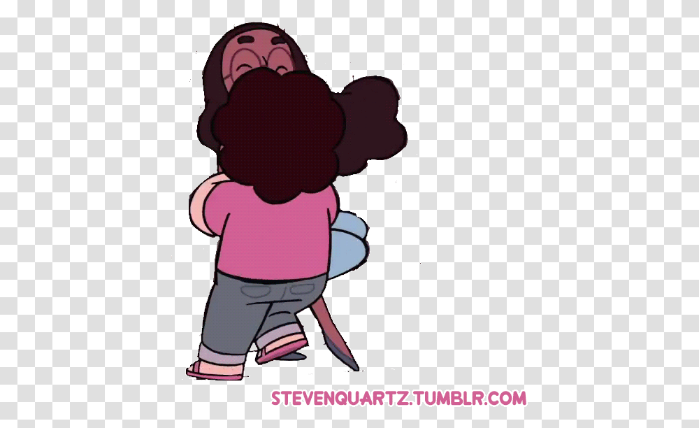 Steven Quartz Universe Shrine Gallery Video Gif Background, Person, Human, Hair, Hug Transparent Png