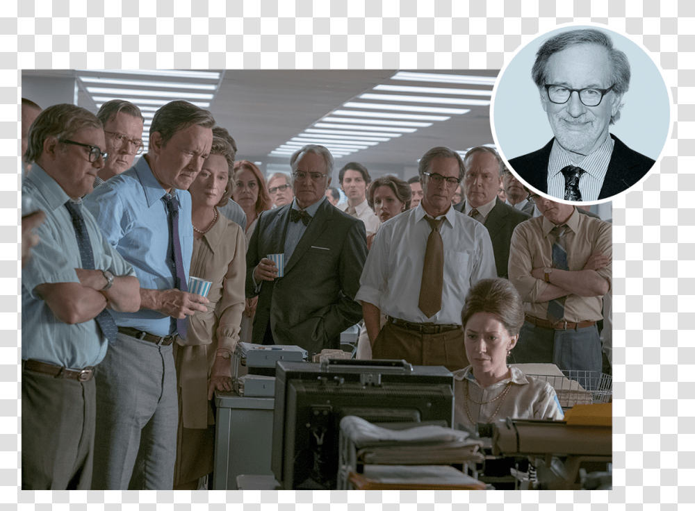 Steven Spielberg's The Post, Person, Tie, Shirt Transparent Png