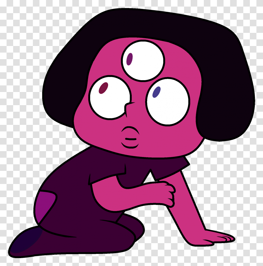 Steven Universe Baby Garnet Baby Pearl Steven Universe, Cupid, Silhouette, Crawling Transparent Png