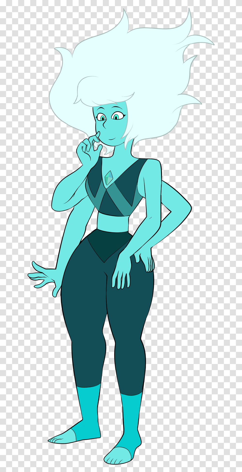 Steven Universe Ice And Lapis, Person, Female, Face, Woman Transparent Png