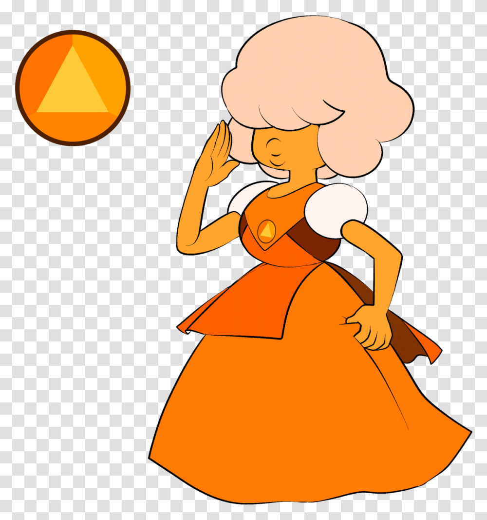 Steven Universe Orange Sapphire, Person, Human, Apparel Transparent Png