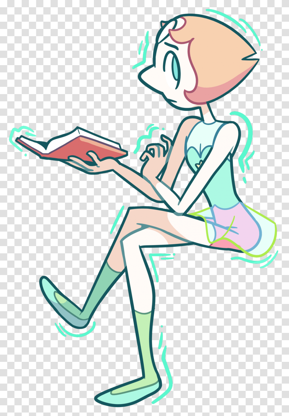 Steven Universe Pearl Reading, Female, Drawing Transparent Png