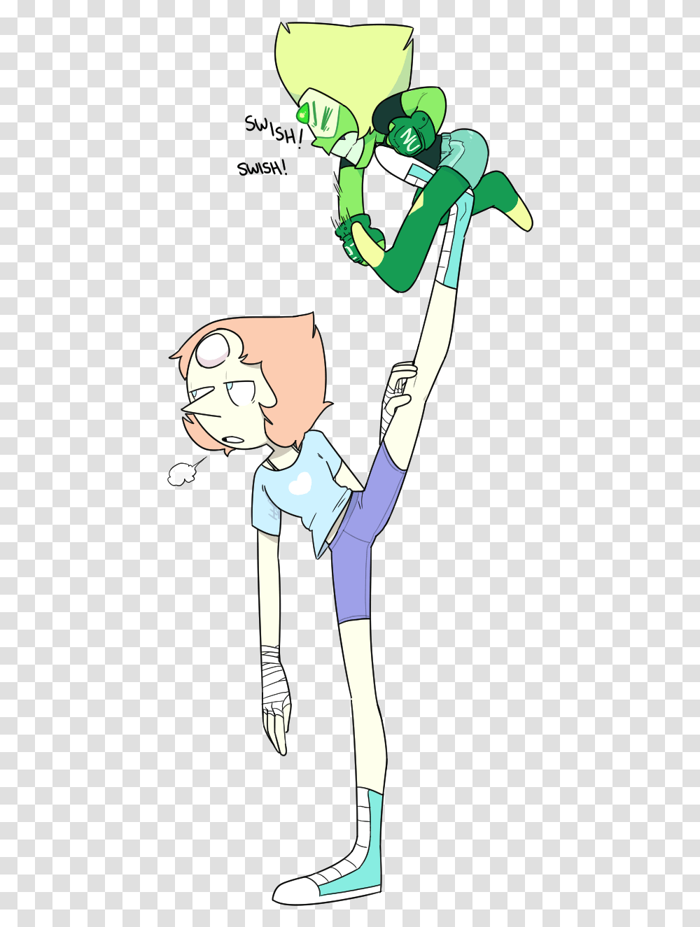 Steven Universe Peridot And Pearl, Person, Human, Sport, Sports Transparent Png