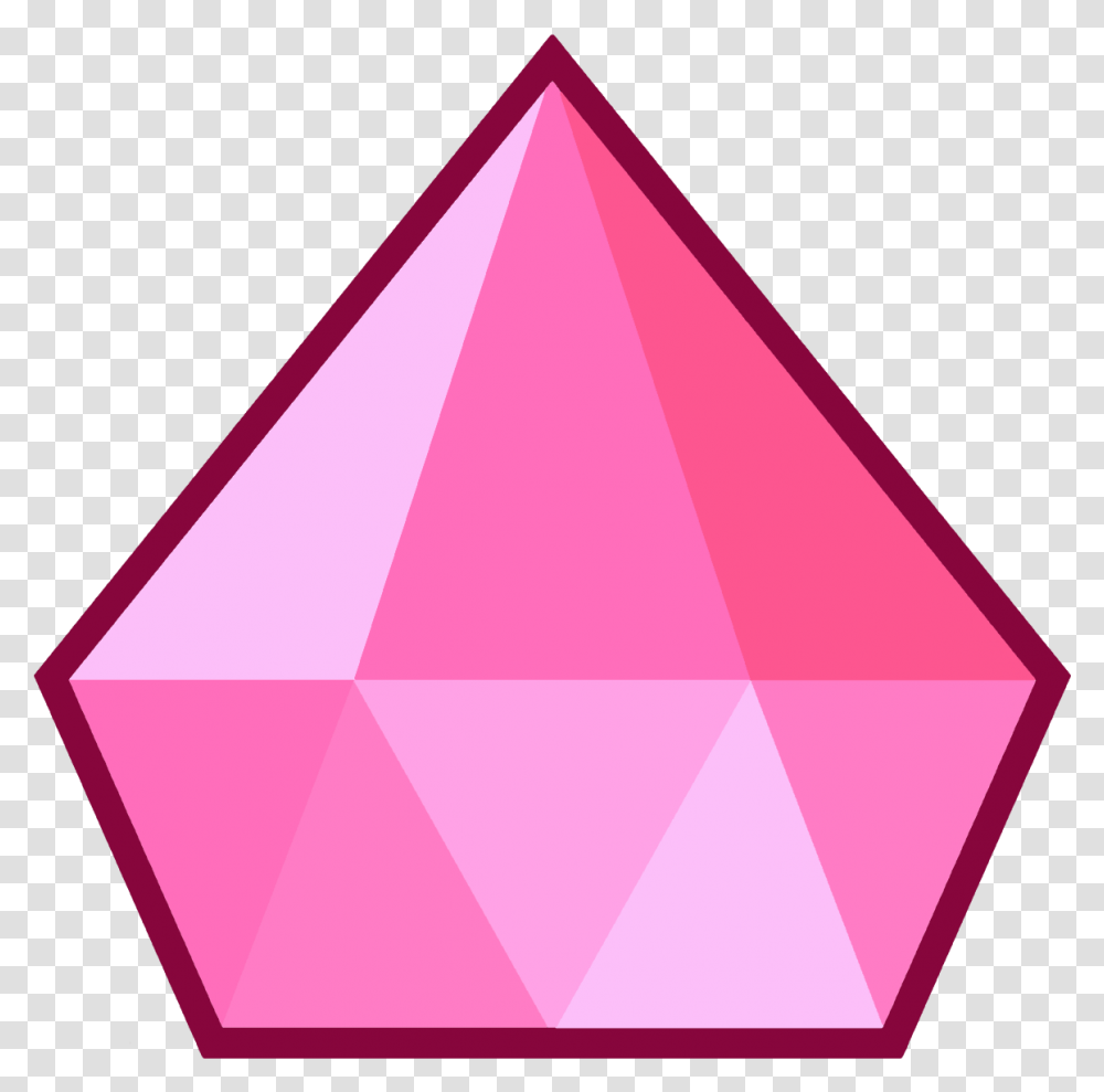 Steven Universe Pink Diamond Gem Pink Diamond Steven Universe Gem, Triangle, Rug Transparent Png