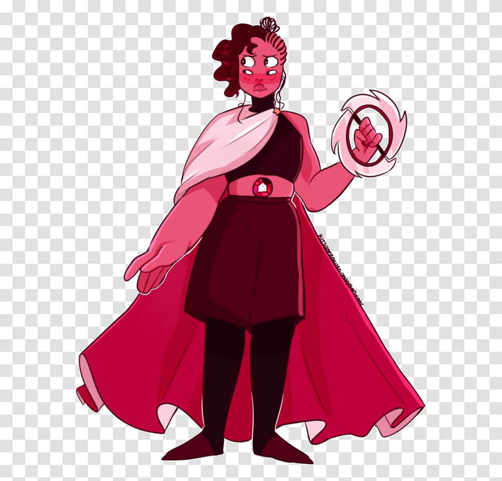Steven Universe Ruby And Rose Fusion Ruby And Rose Quartz Fusion, Performer, Person, Fashion Transparent Png