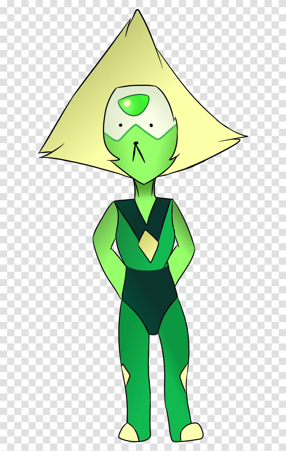 Steven Universe Space Dorito Pokcharms Cartoon, Green, Face, Person, Clothing Transparent Png