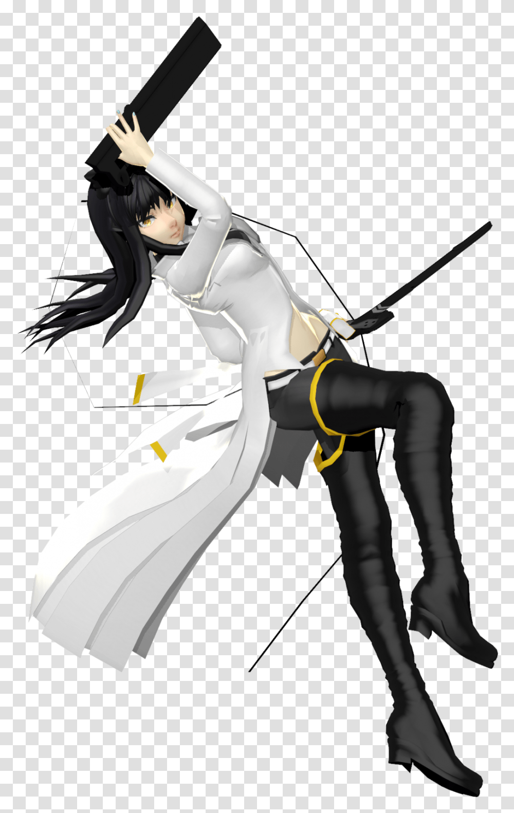 Steven Universe Wiki Blake Belladonna Mmd Model, Person, Human, Bow, Ninja Transparent Png