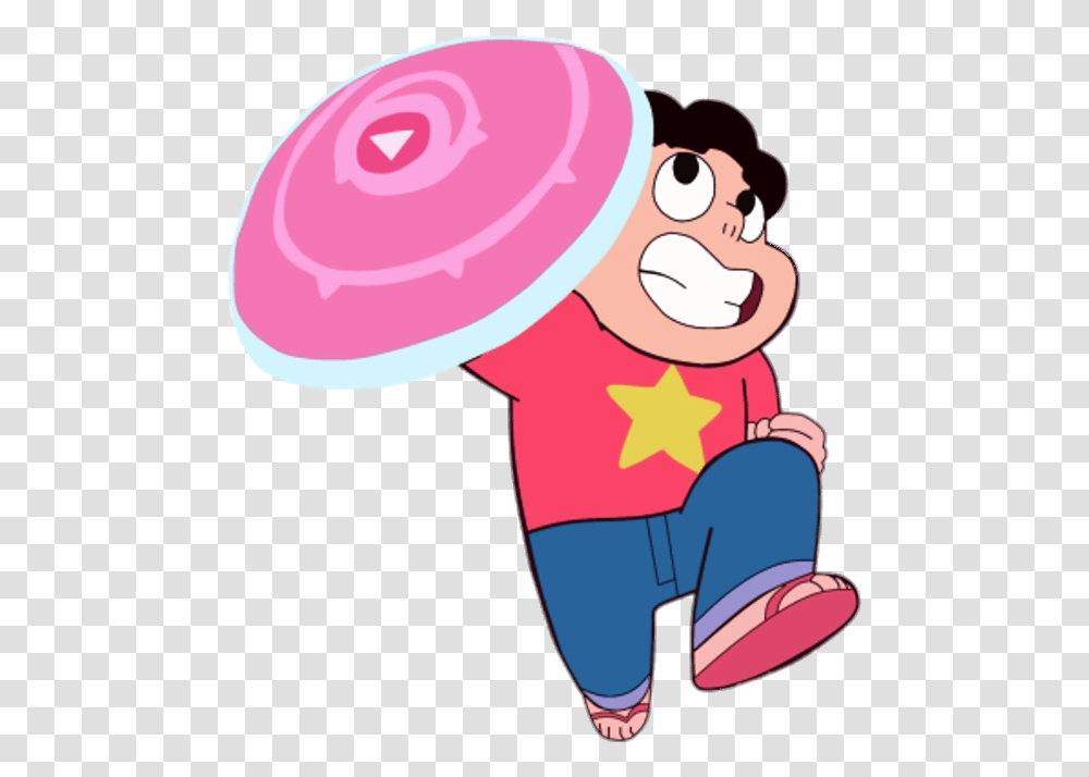 Steven Universe With Shield, Frisbee, Toy, Face, Performer Transparent Png