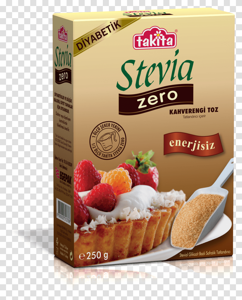Stevia Zero Kahverengi Toz Tatlandrc Stevia Tatlandrc Nerede Satlr, Raspberry, Fruit, Plant, Food Transparent Png
