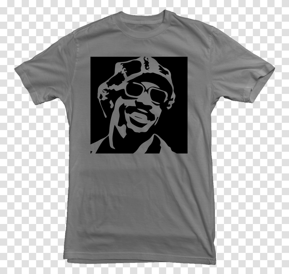 Stevie Wonder T Shirt Portrait Stevie Wonder Sticker, Apparel, T-Shirt Transparent Png