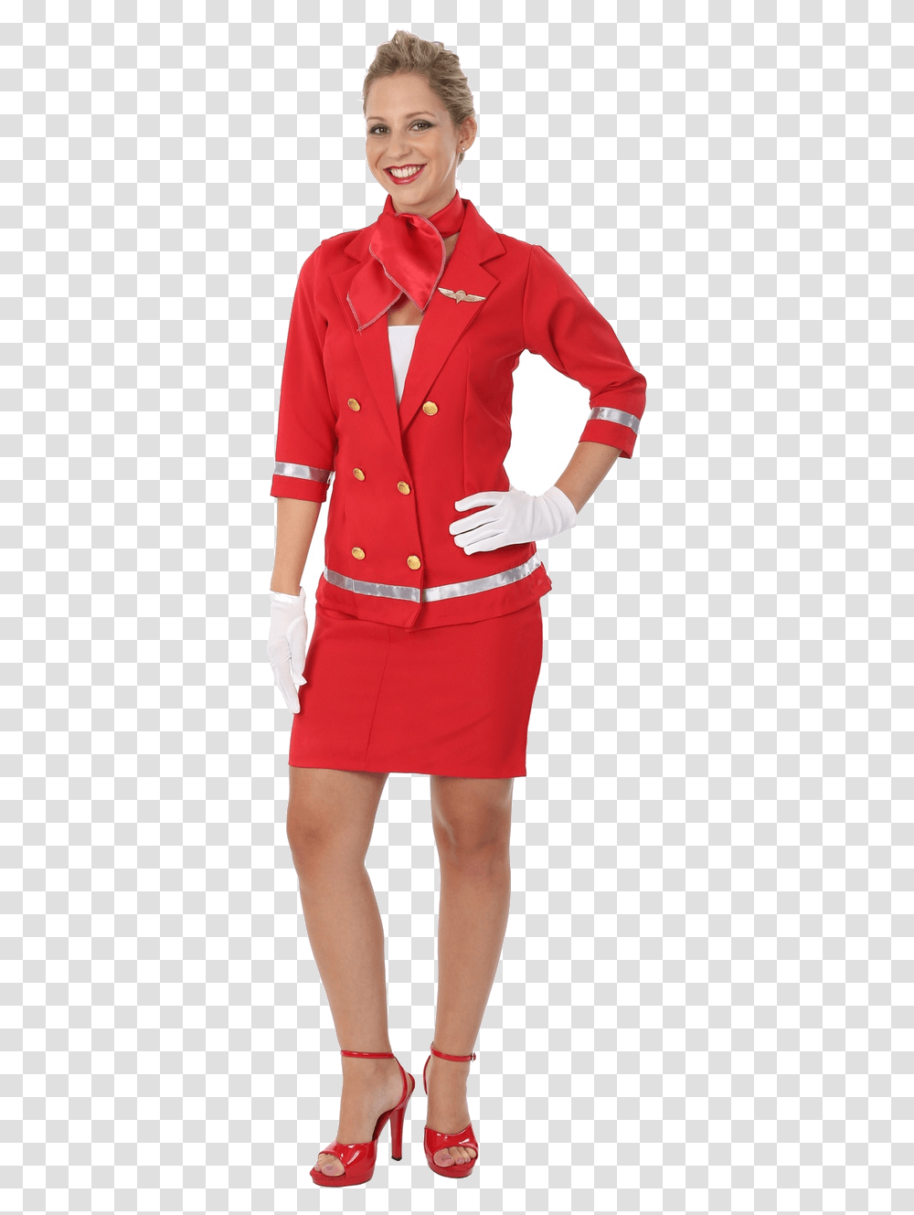 Stewardess Mens Baywatch Halloween Costume, Person, Female, Suit Transparent Png