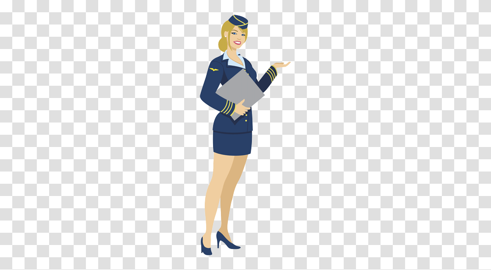 Stewardess, Person, Arm, Guard, Military Uniform Transparent Png