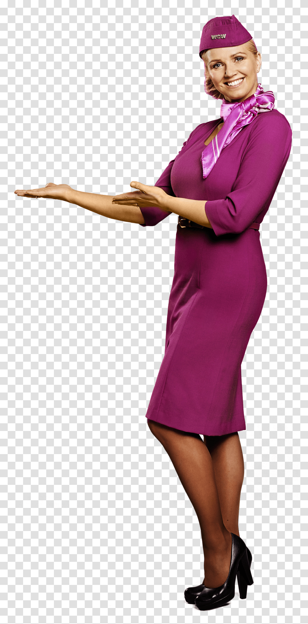 Stewardess, Person, Sleeve, Female Transparent Png