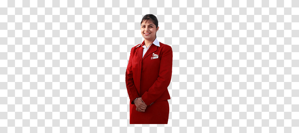Stewardess, Person, Sleeve, Long Sleeve Transparent Png