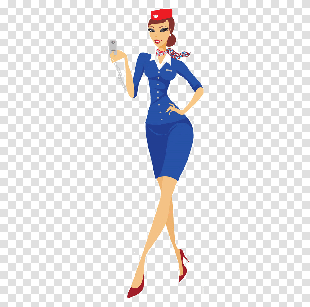 Stewardess, Person, Human, Paper, Plot Transparent Png